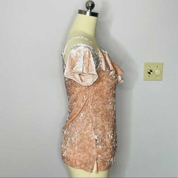 New York & Company- 7th Avenue Velvet Top - Picture 4 of 7